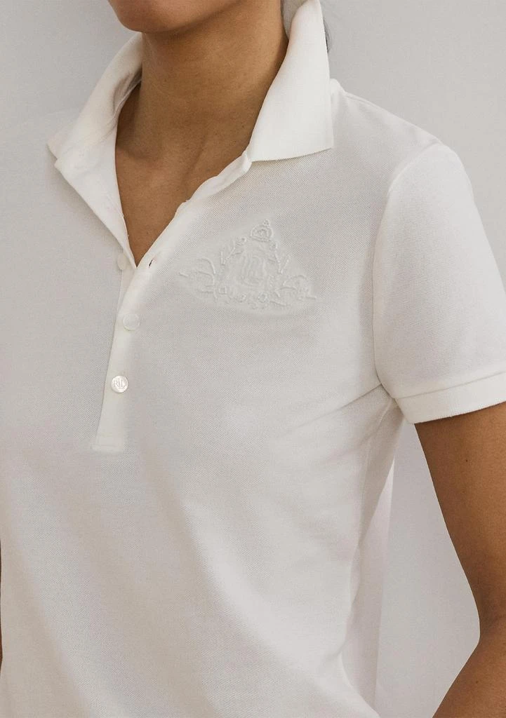 Ralph Lauren Floral Logo Cotton Piqué Polo Shirt 3