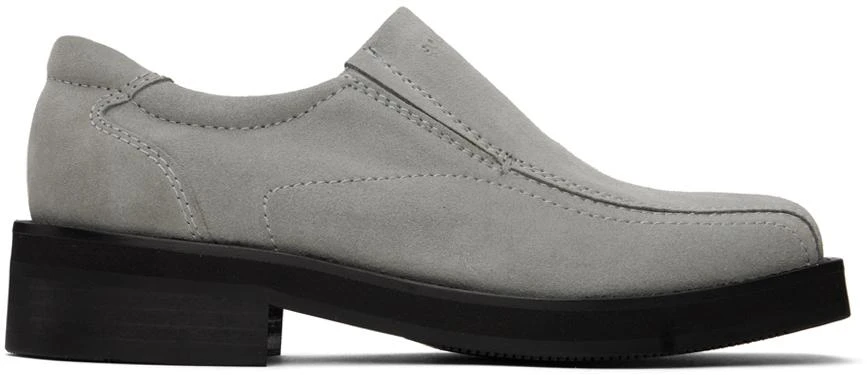 Soulland Gray Moog Suede Loafers 1