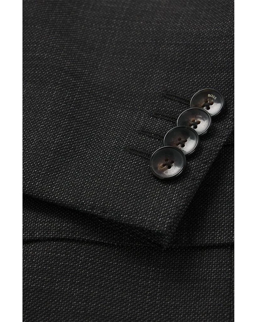 Hugo Boss H-Huge Weave Textured Wool Slim Fit Suit 7