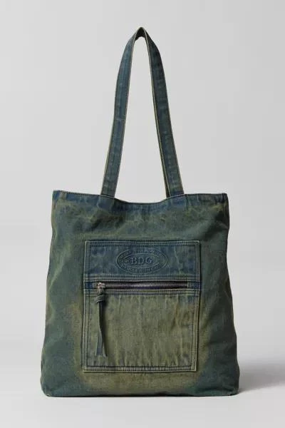 BDG BDG Washed Denim Carryall Tote Bag 2