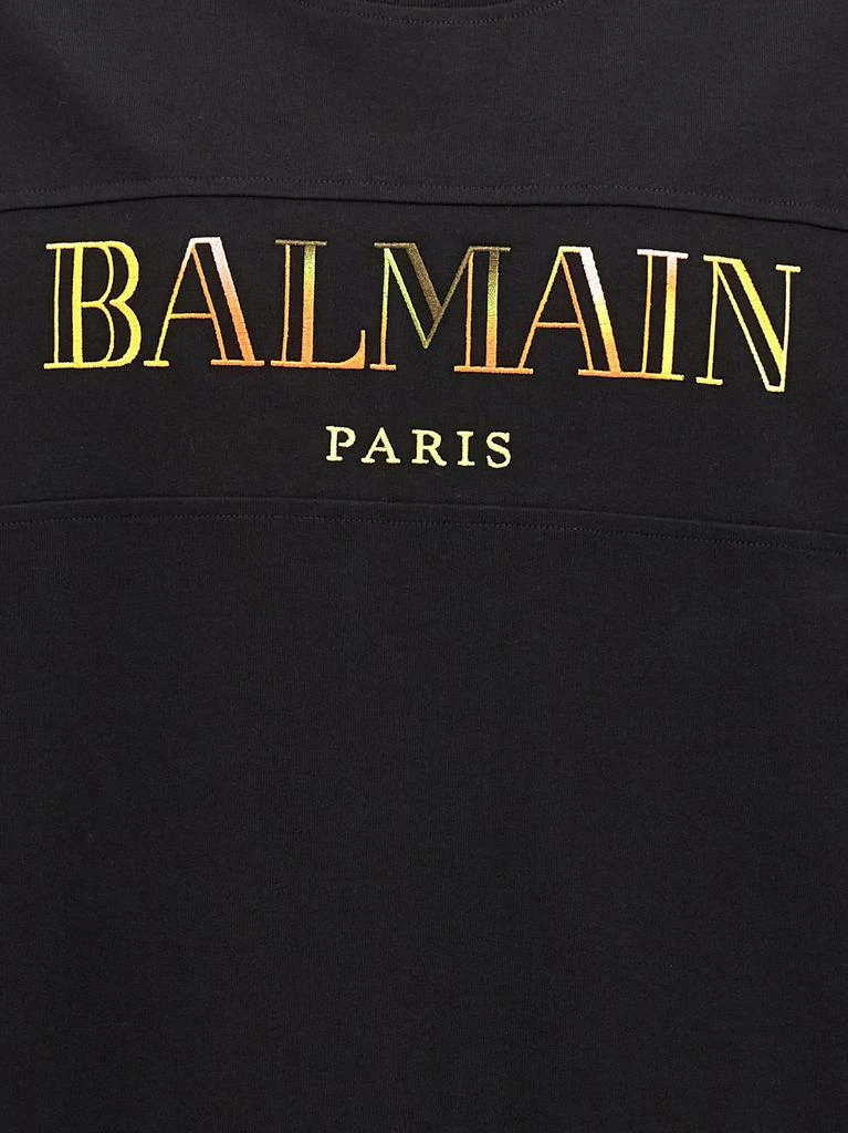 Balmain Balmain Vintage Logo Embroidered T-Shirt 4