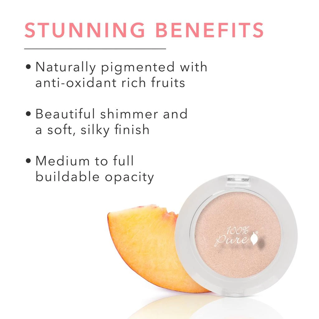 100% Pure Fruit Pigmented® Eye Shadow: Vanilla Sugar 3