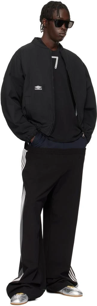 Umbro Black Padded Bomber Jacket 4