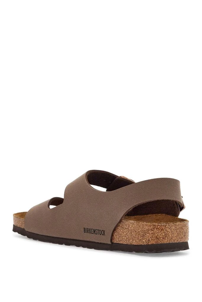 Birkenstock birkoflor mocca sandals with cork sole and adjustable straps milano 3