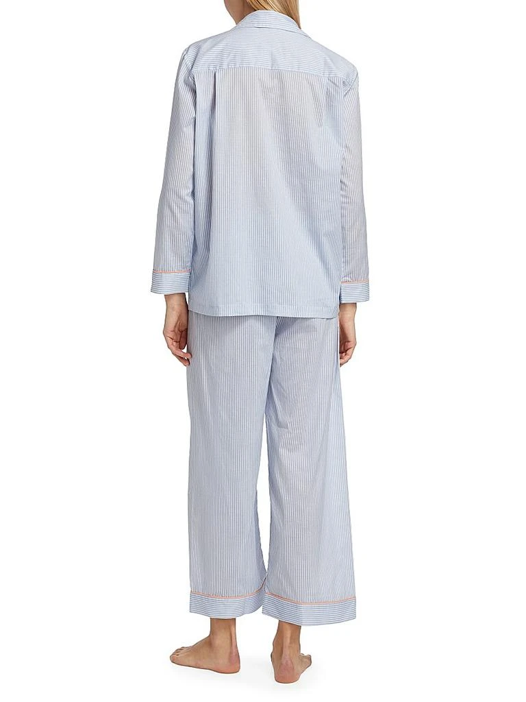 Pour Les Femmes Stripe Cotton Pajama Set 5