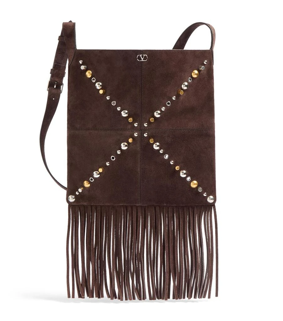 Valentino Suede Nellcote Cross-Body Bag 1