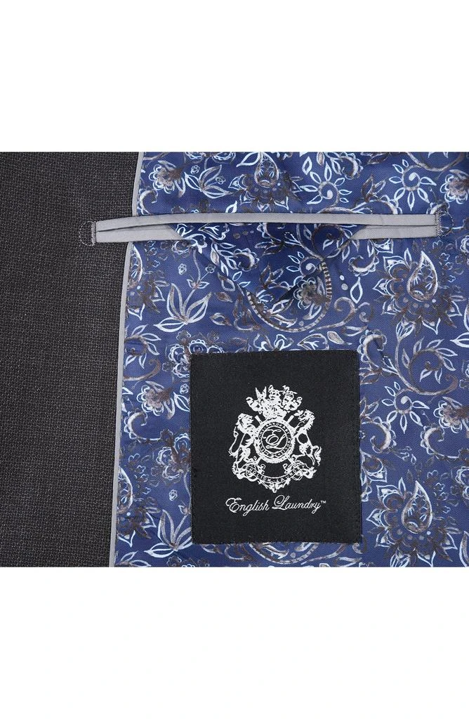 English Laundry Notch Lapel Wool Blend Two-Piece Suit 8