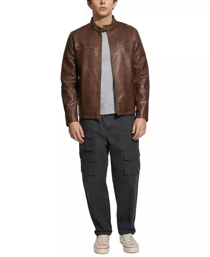 Levi's Men's Faux Leather Racer Jacket 6