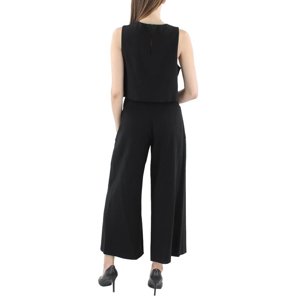 Black Halo Womens 2 PC Sleeveless Jumpsuit