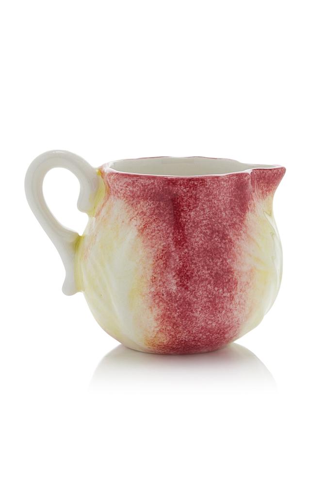 MoDA Moda Domus - Small Handcrafted Ceramic Cabbage Creamer - Pink - Moda Operandi