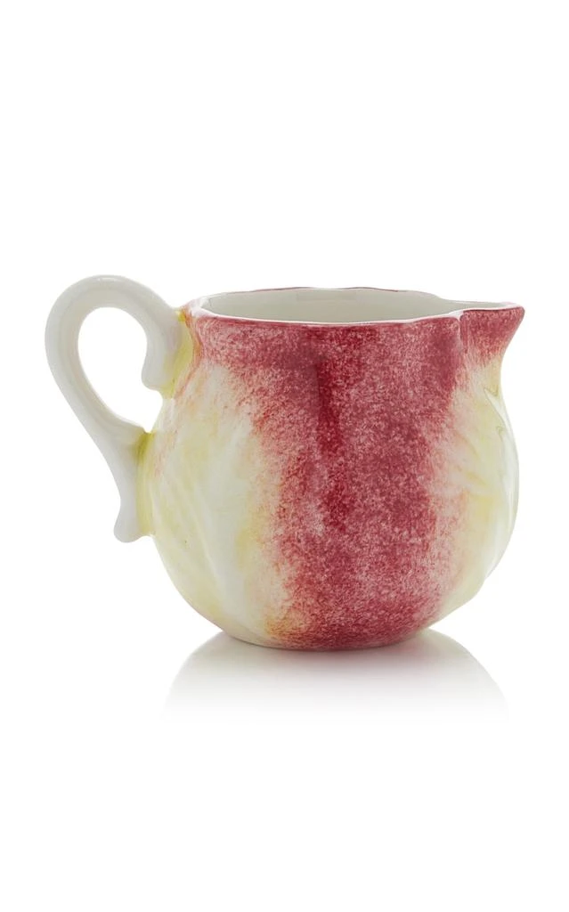 MoDA Moda Domus - Small Handcrafted Ceramic Cabbage Creamer - Pink - Moda Operandi 1