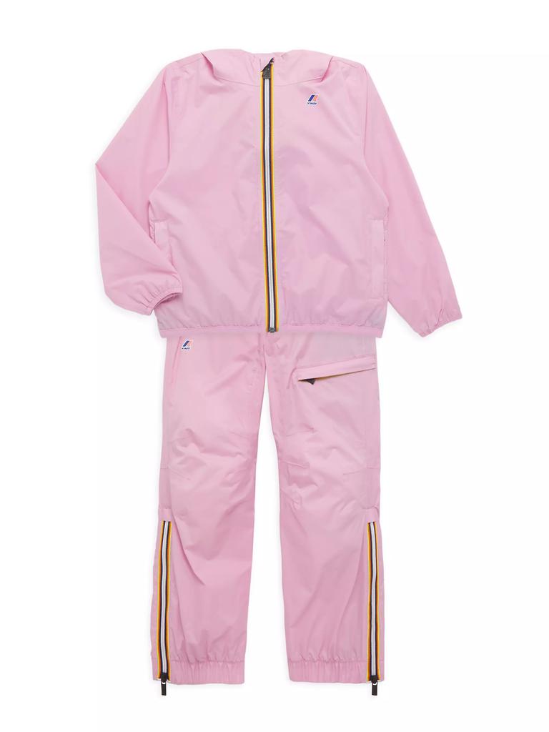 K-Way Little Girl's & Girl's Edgard Water-Repellant Pants