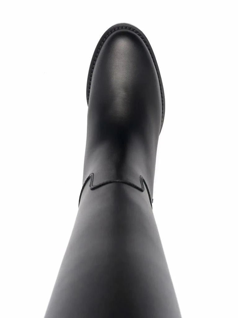 Salvatore Ferragamo Ferragamo Vara Chain Knee-High Boots 2