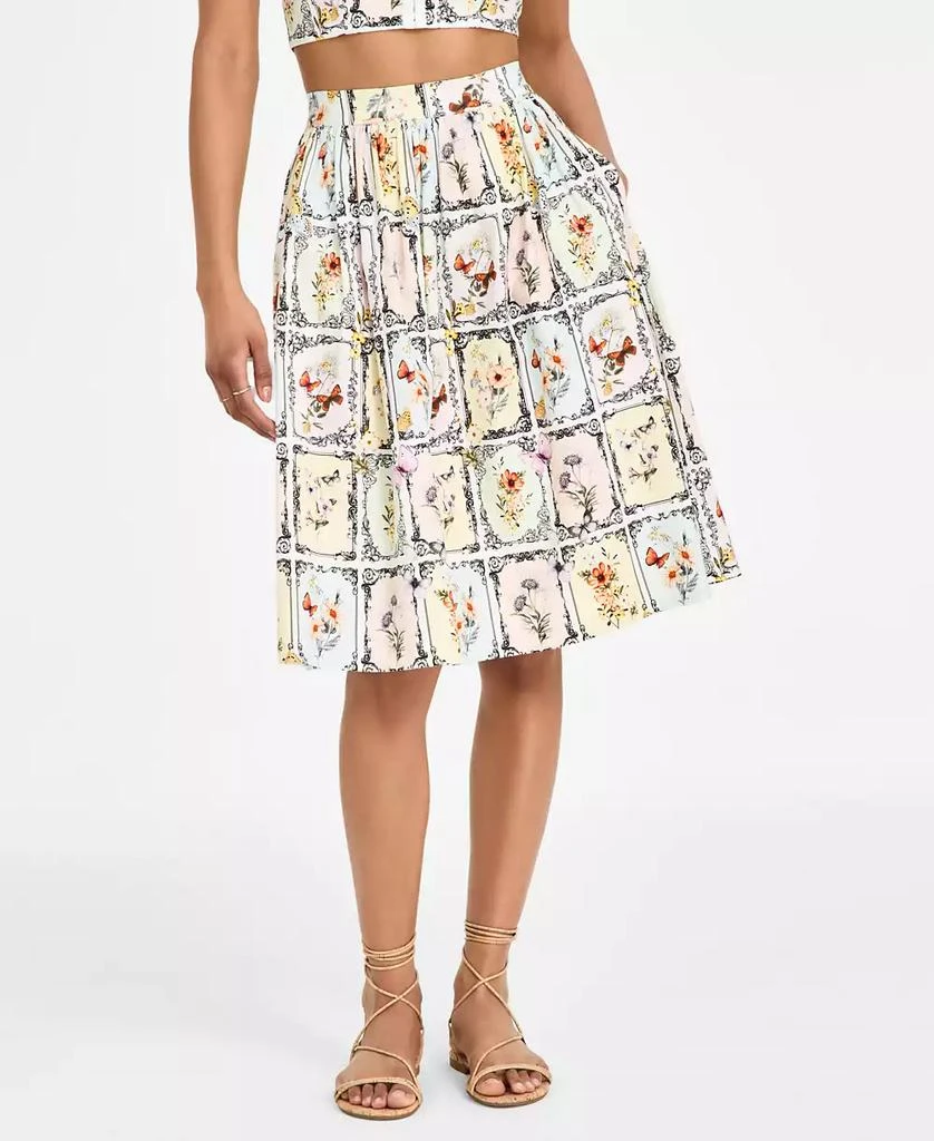 Avec Les Filles Women's Printed Full Skirt 1