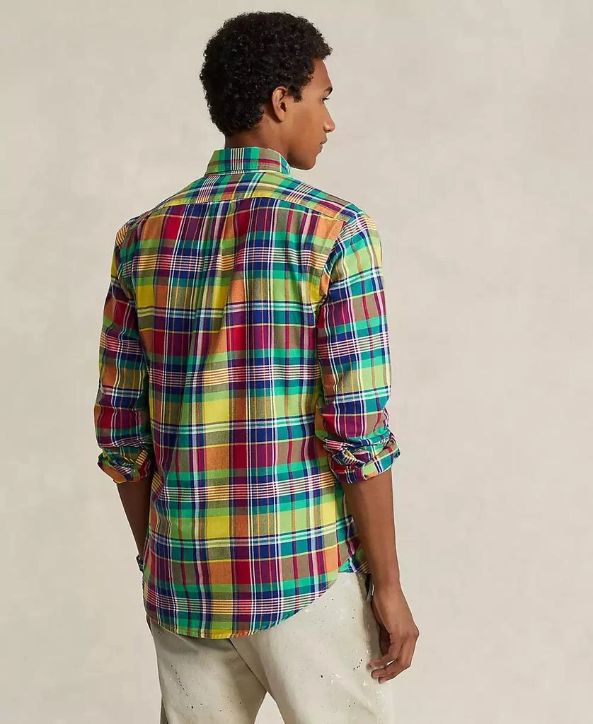 Ralph Lauren Men's Classic-Fit Plaid Oxford Shirt 2