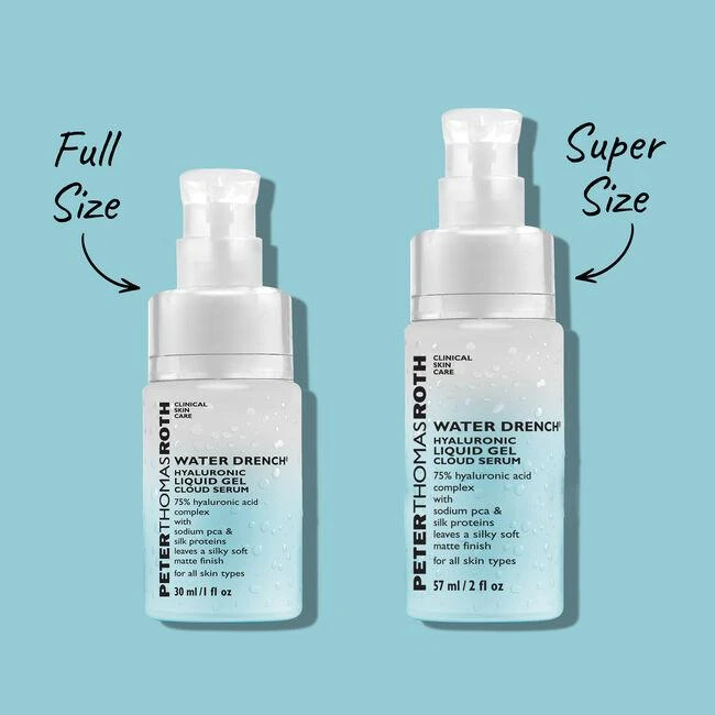 Peter Thomas Roth Water Drench Hyaluronic Liquid Gel Cloud Serum - Super Size 3