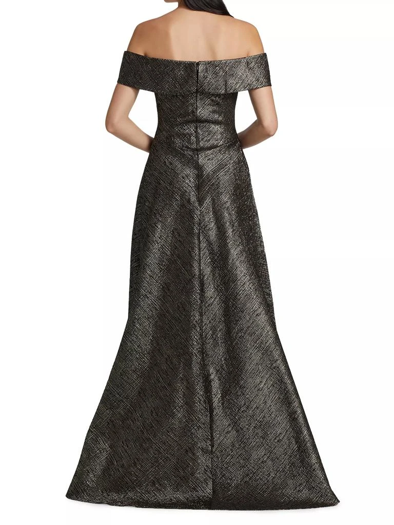 Rene Ruiz Collection Off-The-Shoulder A-Line Gown 5