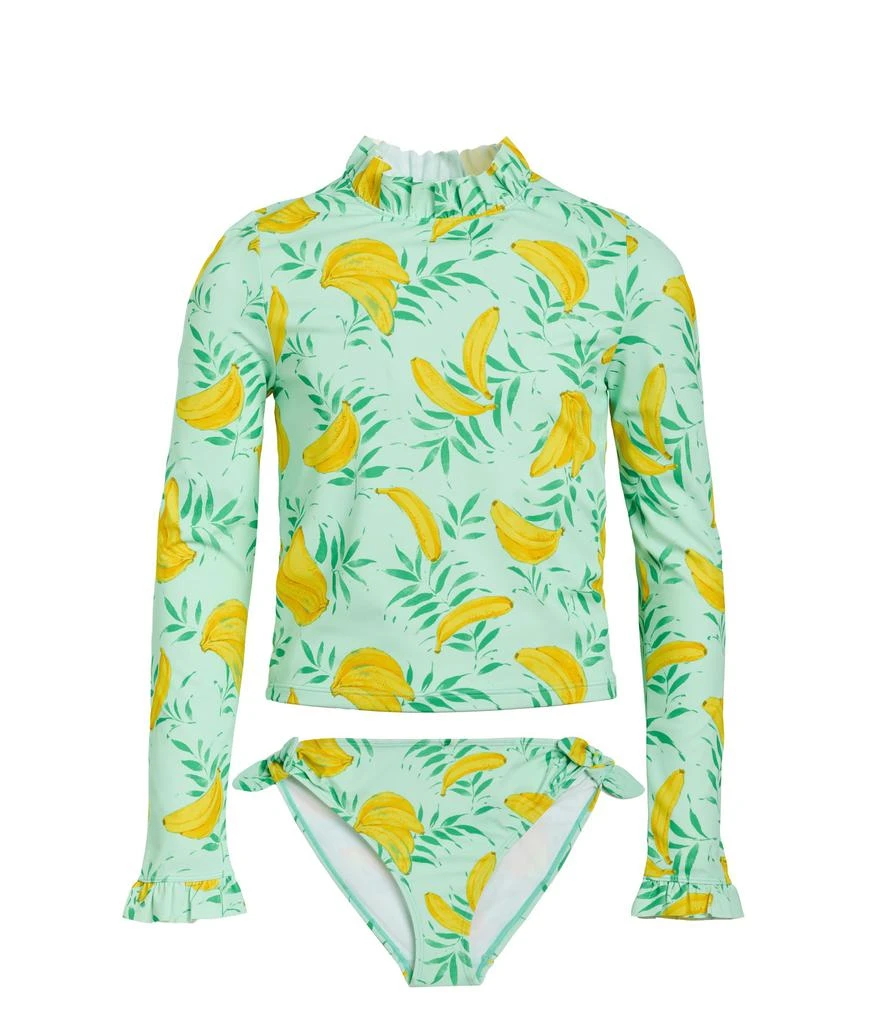 Janie and Jack Printed Rashguard Swim Set (Toddler/Little Kids/Big Kids)