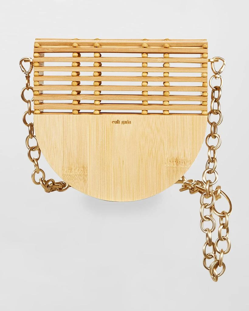 Cult Gaia Ark Cutout Bamboo Flap Crossbody Bag 1