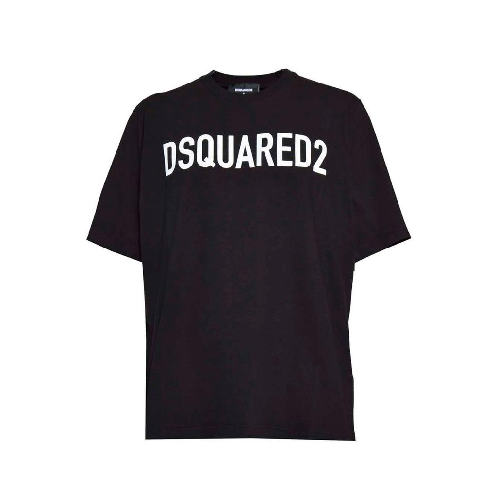 【D SQUARED2】Cool Fit Velvet Logo T-Shirt Shop Dsquared2 Cool Fit Velvet Logo T-Shirt on Sale at