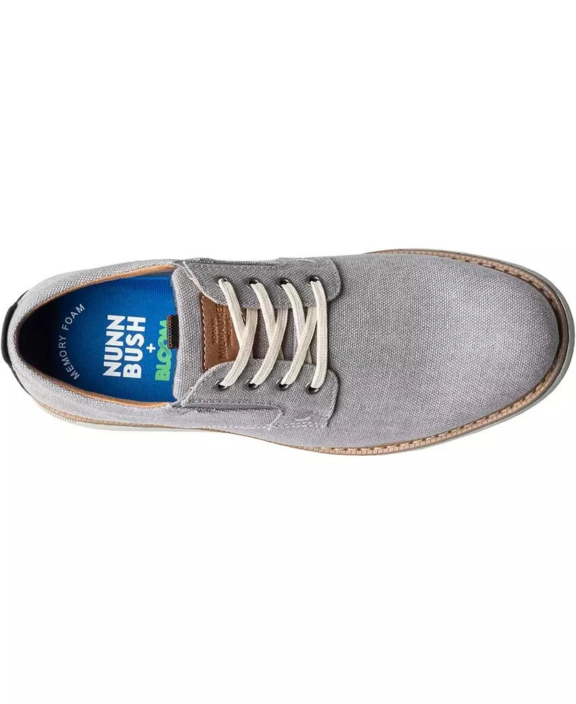 Nunn Bush Men's Otto Canvas Plain Toe Oxford Shoes 4