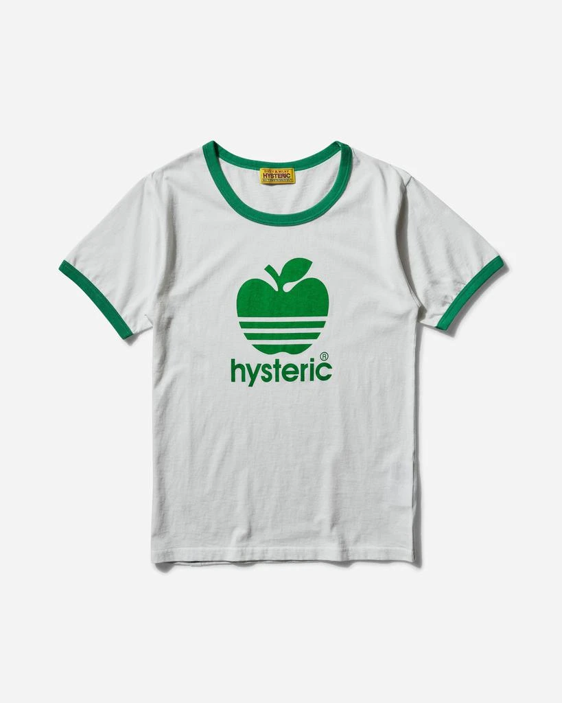 Hysteric Glamour Women's Big Apple T-Shirt White / Green 1