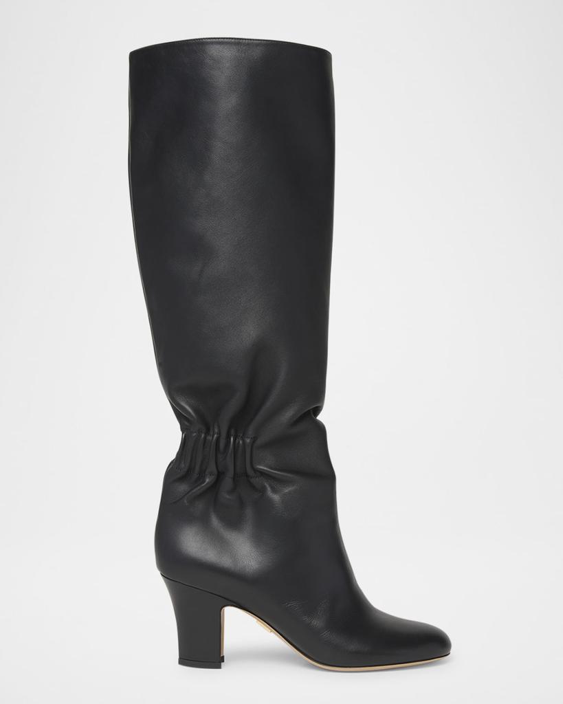 Salvatore Ferragamo Ivory leather Rook ankle boots - Boots