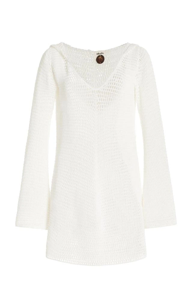 Akoia Swim - Exclusive Plata Hooded Crocheted-Cotton Mini Dress - Ivory -  XS - Moda Operandi  On Sale Now with Up to 40% Off | Discover Exclusive  Deals & Savings at