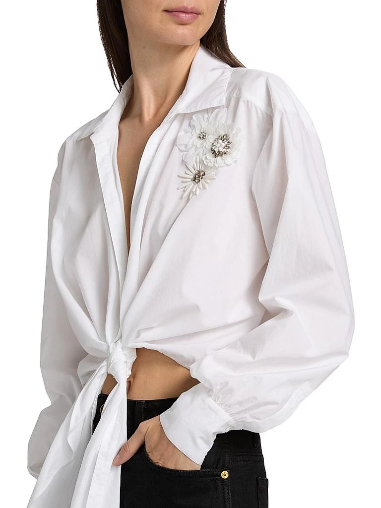 Cinq à Sept Marianna Appliqué Cotton Top 6