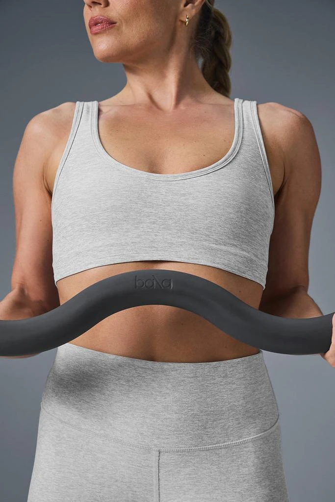Alo Alosoft Center Stage Bra - Athletic Heather Grey 1