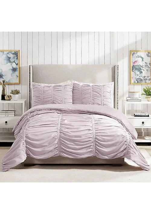 Modern Heirloom Emily Solid Textured Comforter Set