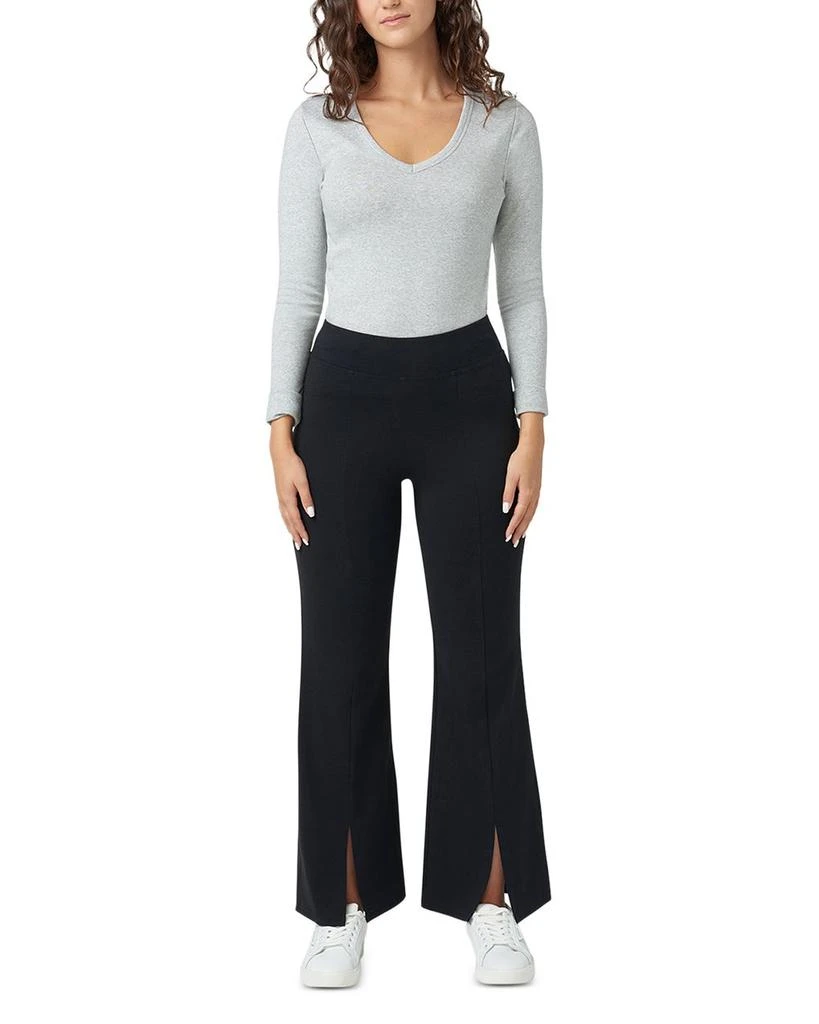 Hue Front Slit Flare Leggings 2