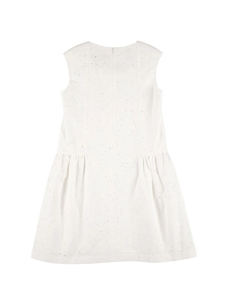 Versace Barocco Poplin Eyelet Lace Dress 2