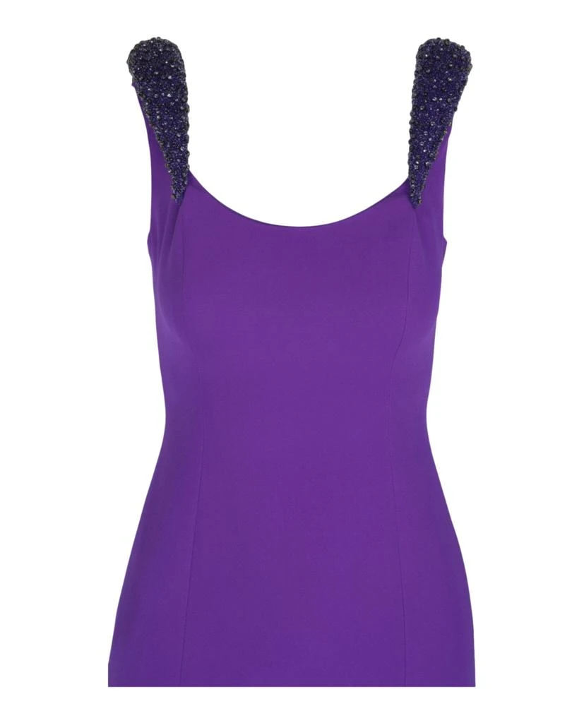 Versace Sequined Sleeve Maxi Cocktail Dress 3