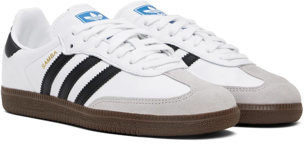 Adidas White Samba OG Sneakers 4