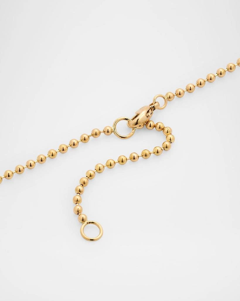 Harwell Godfrey 18K Yellow Gold Bead Hexagon Pendant Necklace 4