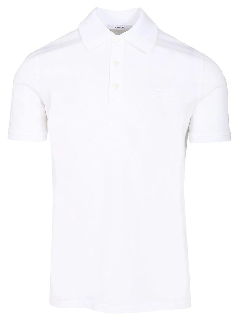 Givenchy Givenchy Paris Logo Patch Short-Sleeved Polo Shirt from Cettire