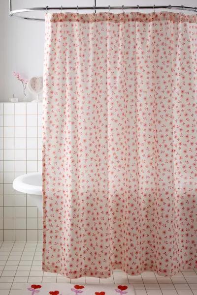 Urban Outfitters Sweetheart Ditsy Patterned Shower Curtain