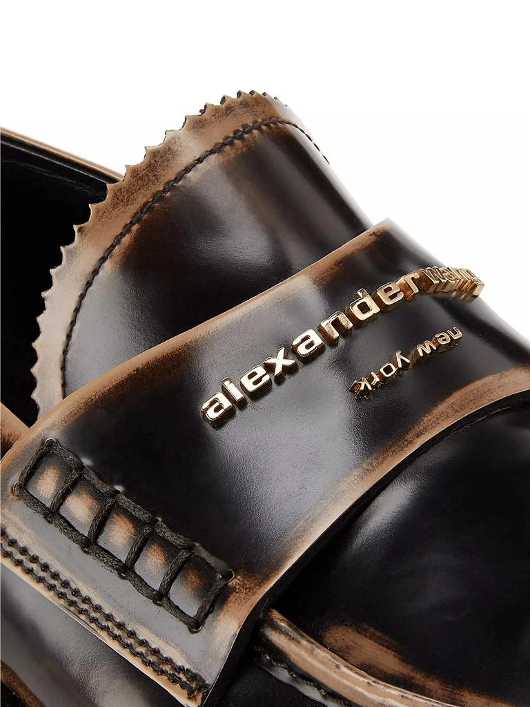 Alexander Wang Carter Lug-Sole Leather Loafers 5