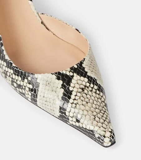 Tom Ford Padlock 55 snake-effect slingback sandals 5