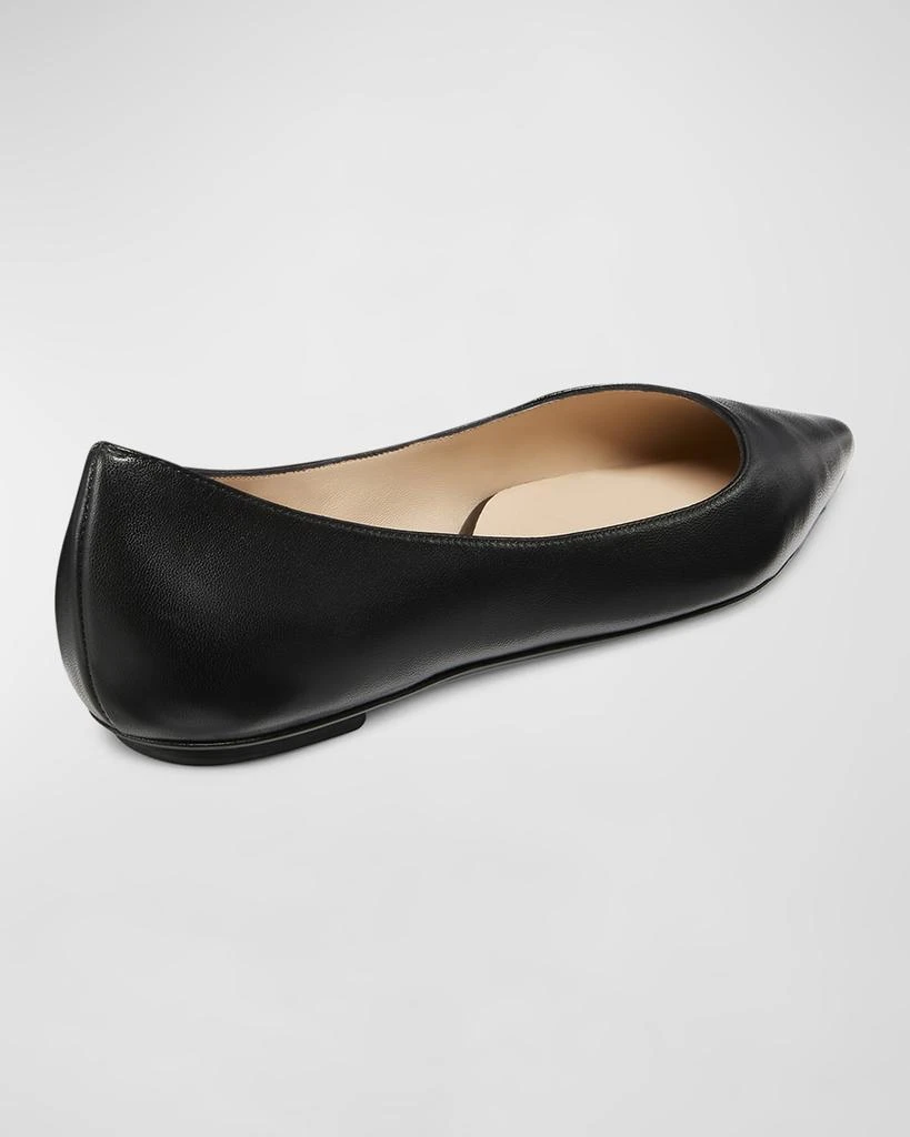 Stuart Weitzman Emilia Leather Ballerina Flats 3