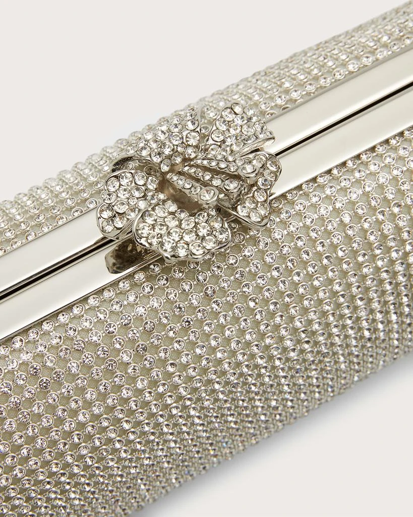 Whiting & Davis Flower Crystal Long Clutch Bag 7