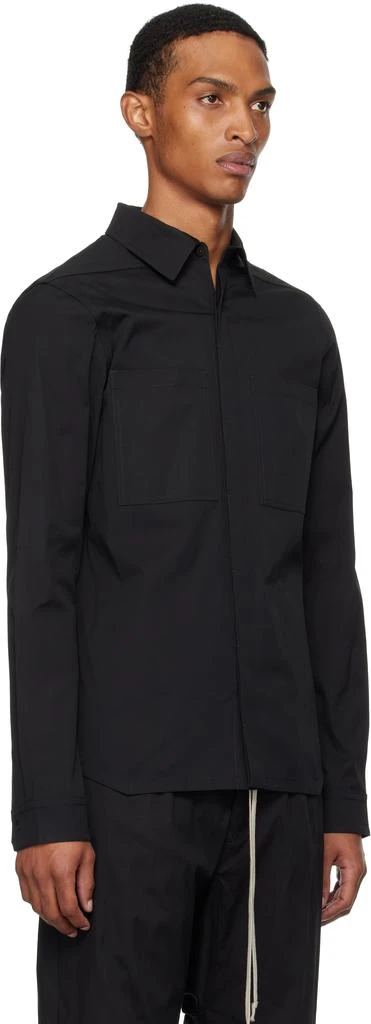 Rick Owens Black Concordians Work Shirt 2
