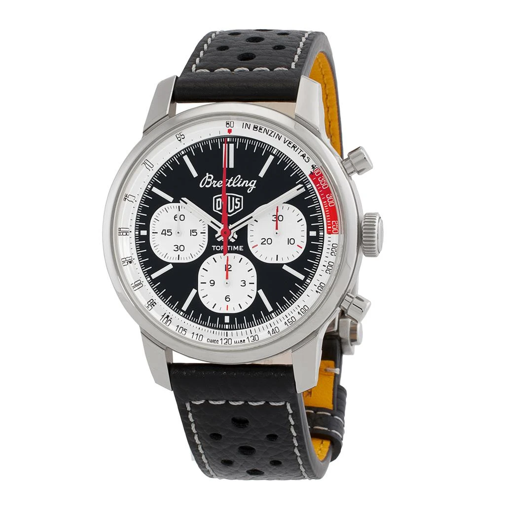 BREITLING Breitling Top Time B01 Deus Chronograph Automatic Chronometer Black Dial Men's Watch AB01765A1B1X1