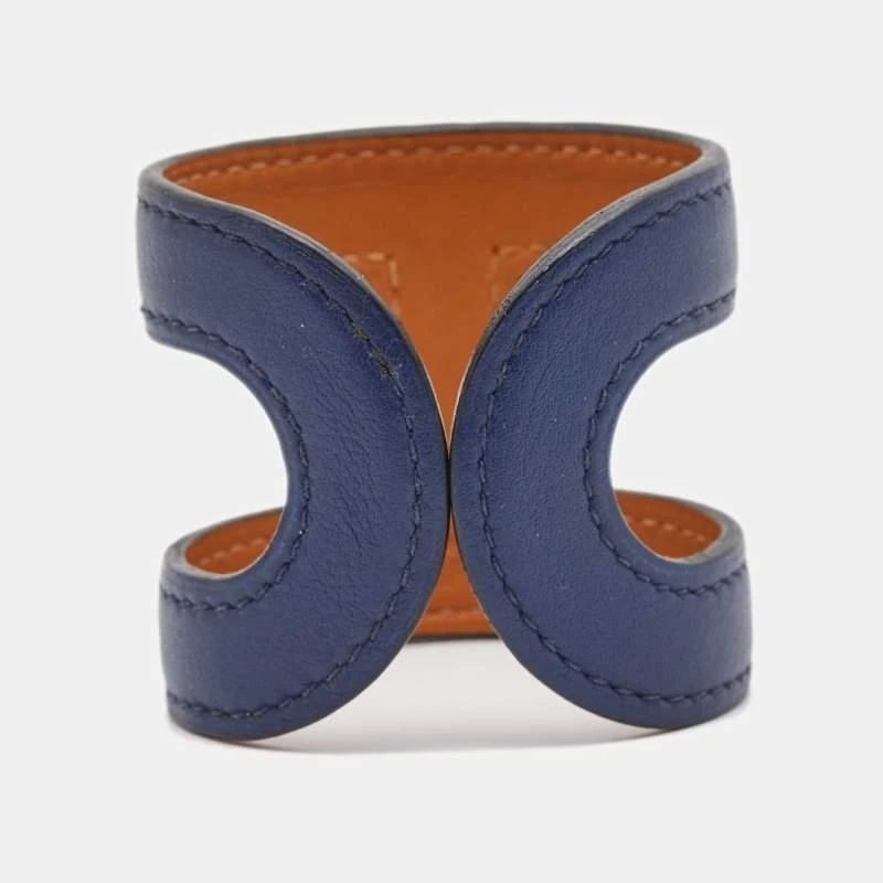 Hermes Hermes Ano Leather Cuff Bracelet 1
