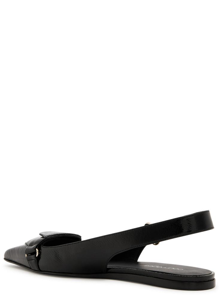Courrèges Racer vinyl slingback ballet flats