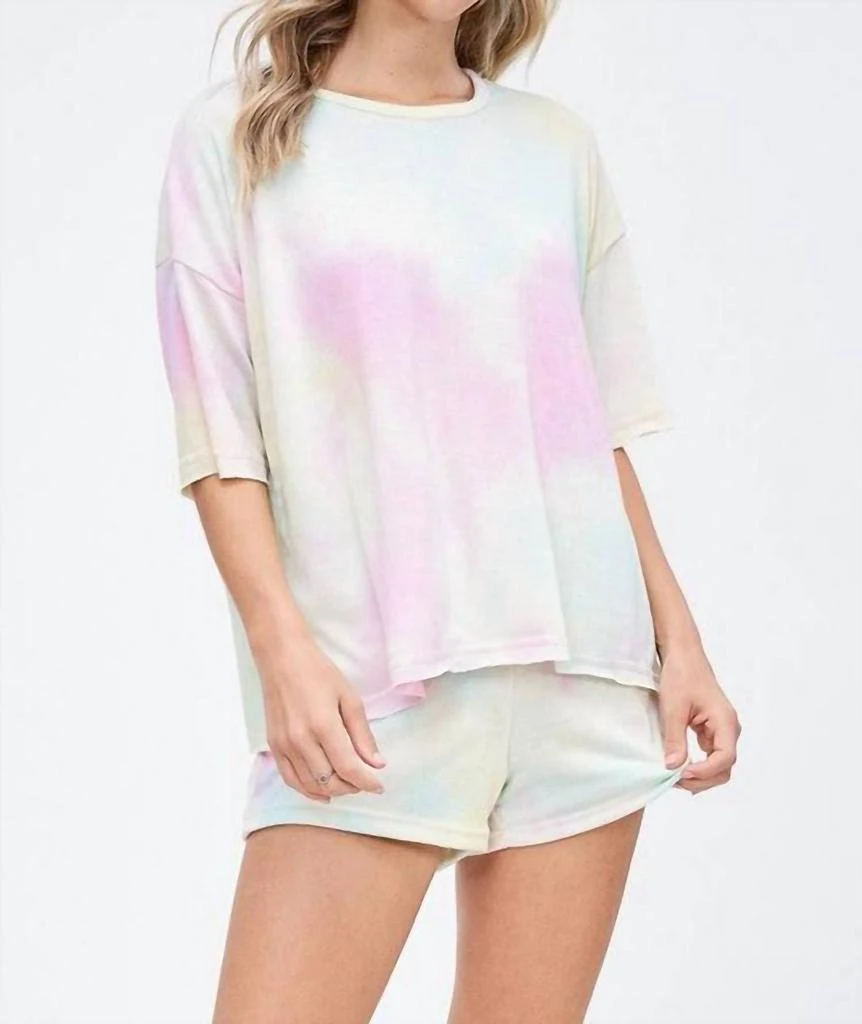 Phil Love Phil Love - Pastel Tie Dye Shorts Set 3