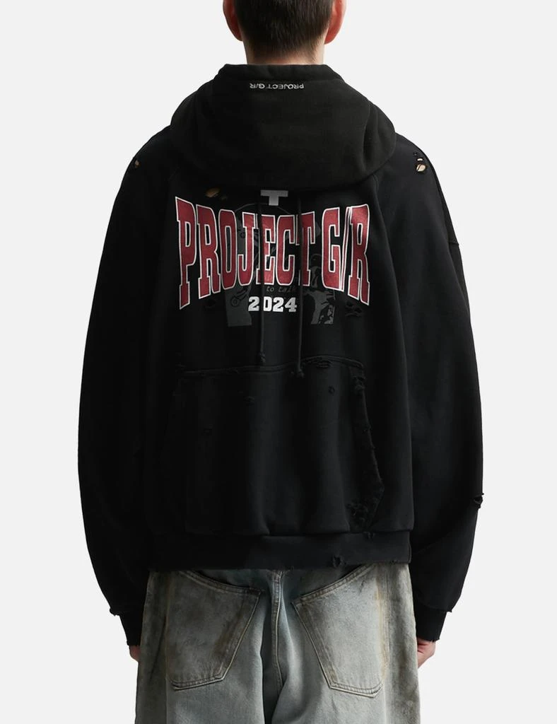 PROJECT G/R Two-Faced Washed Hoodie 6