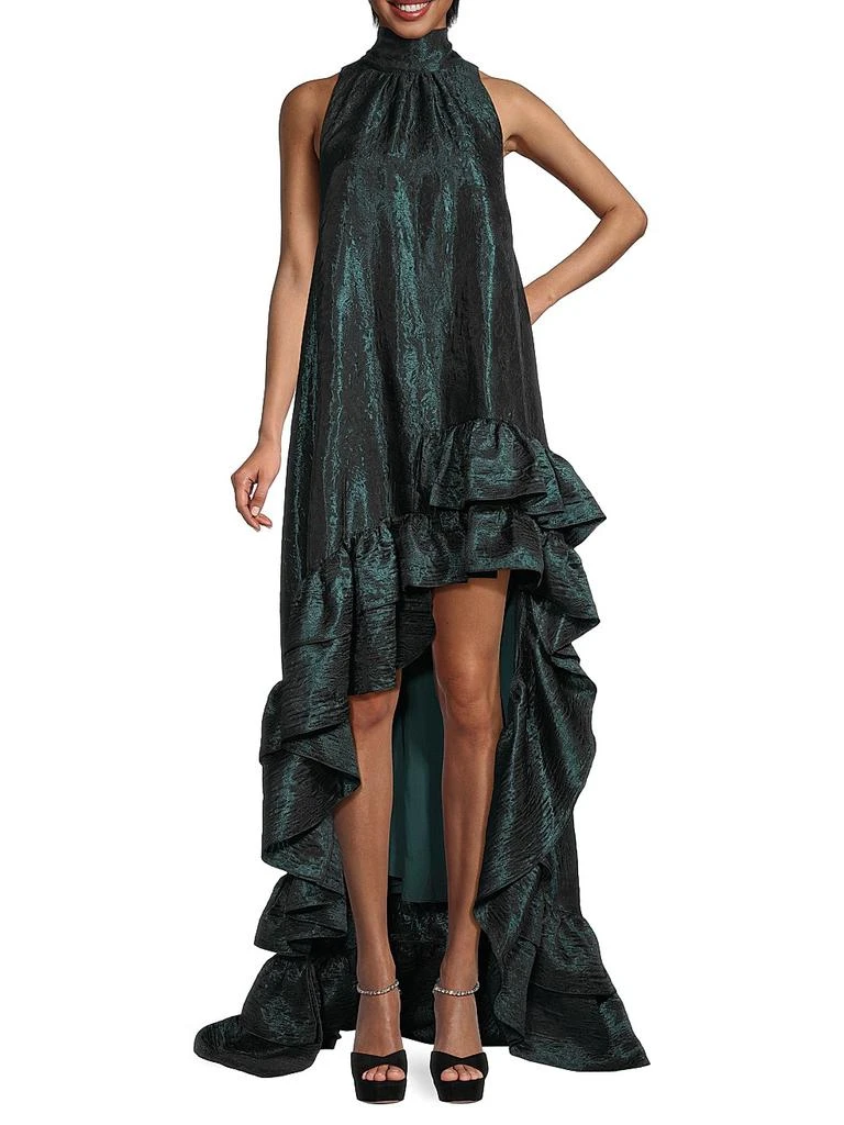 One33 Social Embossed Taffeta High-Low Dress 2