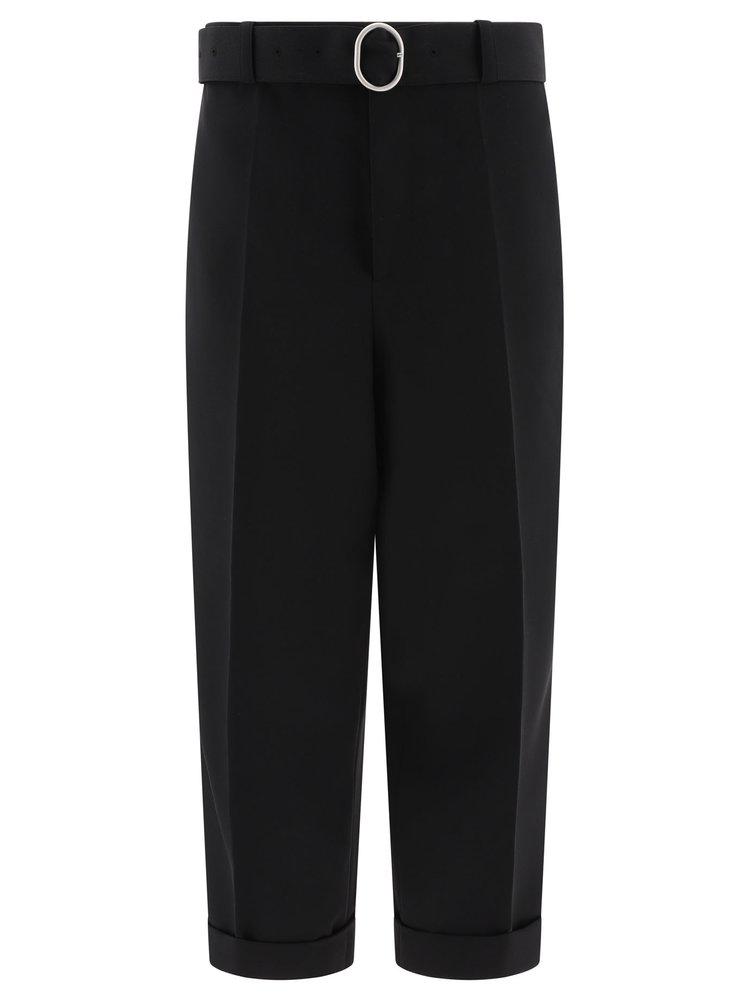 Jil Sander Jil Sander Straight-Leg Pleat-Detailed Belted Trousers